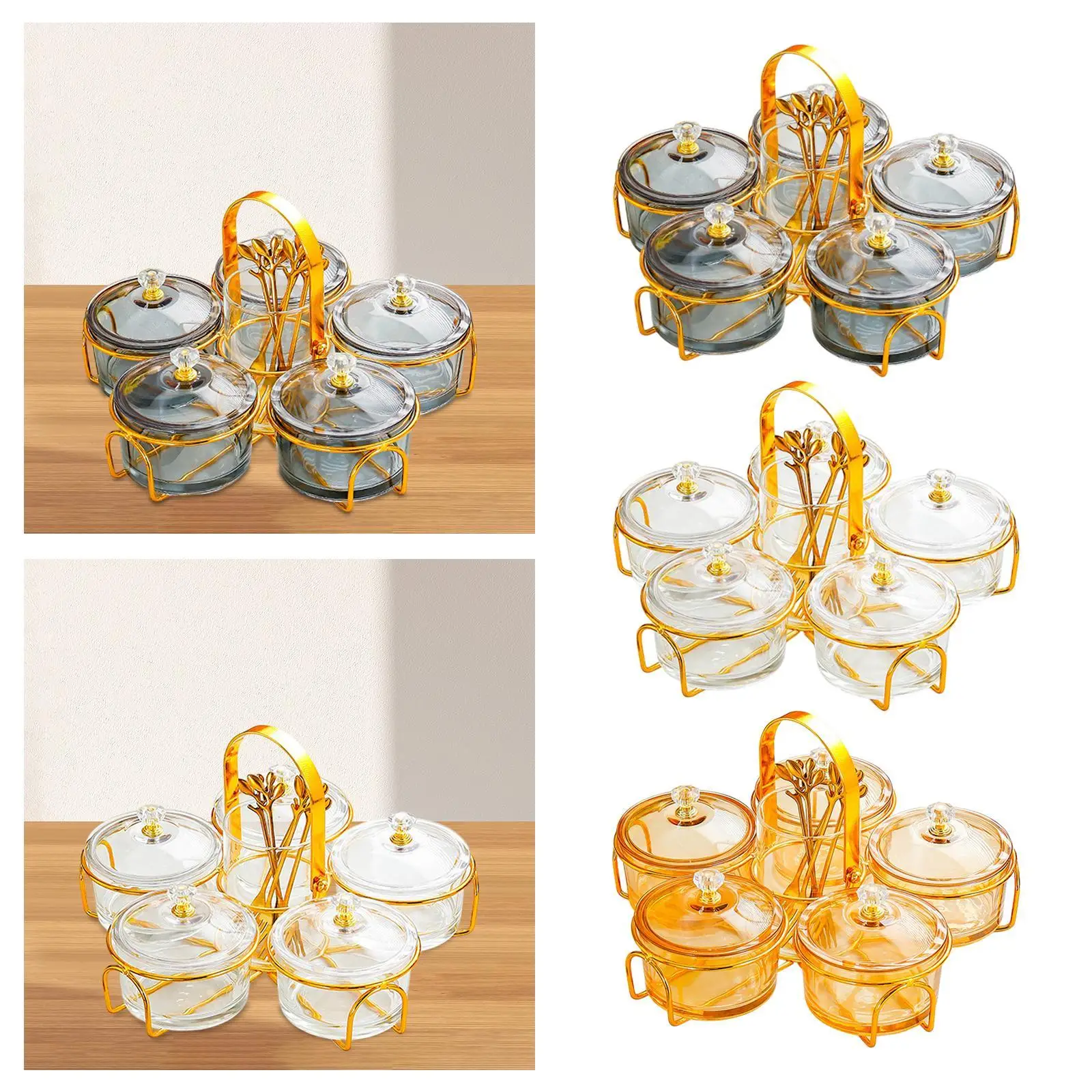 Divided Serving Tray Snack Platter Nordic Tabletop Ornament Appetizer Serving Tray Candy and Nut Dishes for Dessert Nuts Home view 5