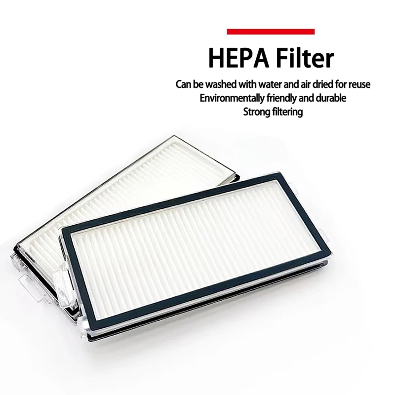 Main Brush Cover Kit Compatible For Roborock Qrevo Master /V20/ P10S Pro Vacuum Cleaner Robot Roller Side Brush Dust Bag