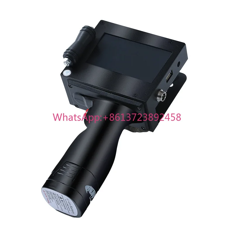 Meihui SC-12 Semi-Automatic Handheld Inkjet Printer Fast Dry Ink Portable Flatbed for QR Code/Logo Printing Plastic Bags Cans