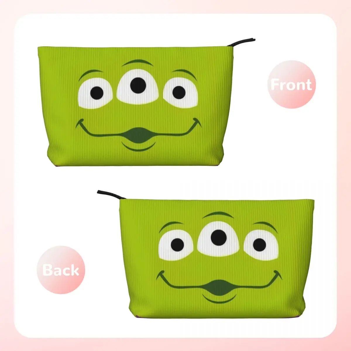 Custom Toy Story Aliens Meme Travel Cosmetic Bag for Women Makeup Toiletry Organizer Ladies Beauty Storage Dopp Kit