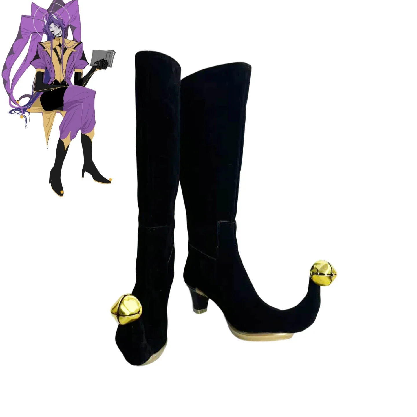 The Freak Circus Jester Shoes Cosplay Anime Game Jester Shoe