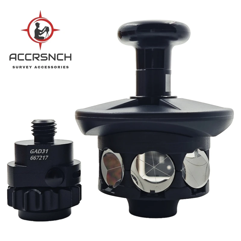 ACCR 58128001 Prism + GAD31, 360 Degree Reflective Prism for Leica ATR Total-station Accessories Topography Survey Swiss Type