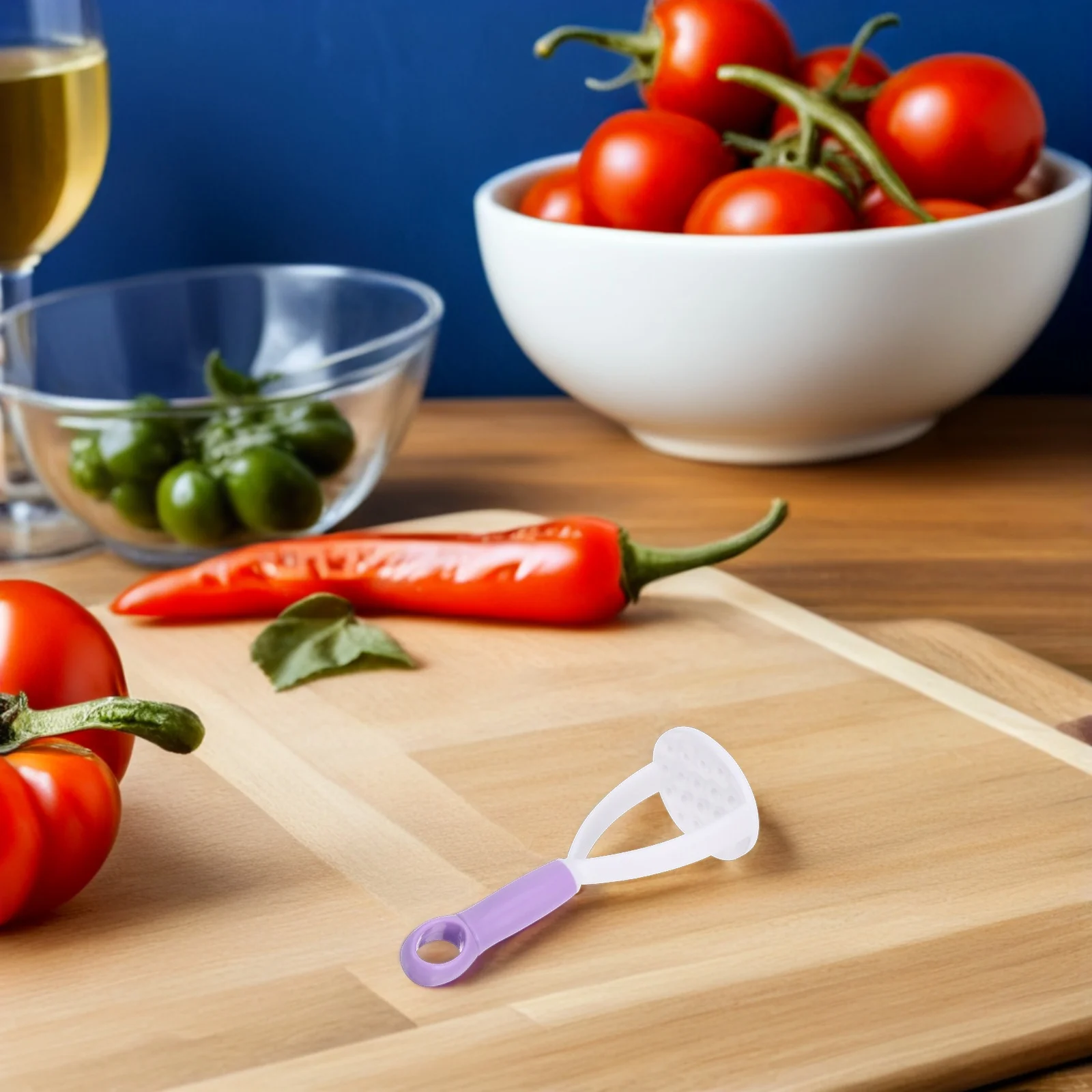 

10pcs Mini Potato Masher Compact Handheld Manual Press For Vegetables Fruits Baby Food Lightweight Kitchen Tool Vegetable Masher