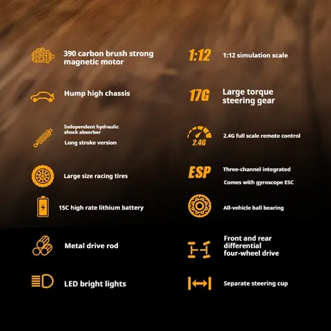 8 best sales 1 12-skalig RC-bilkaross - №1