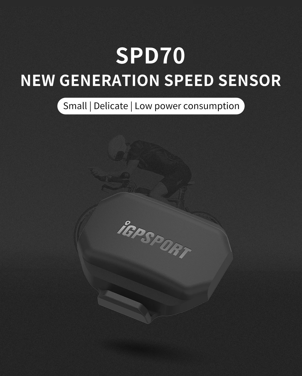 IGPSPORT Smart Sensor Kit, Cadence CAD70 Speed SPD70 Herzfrequenzmesser HR50 Brust, HR70 Arm für Fahrradcomputer/Radfahren/Laufen – Detail 23