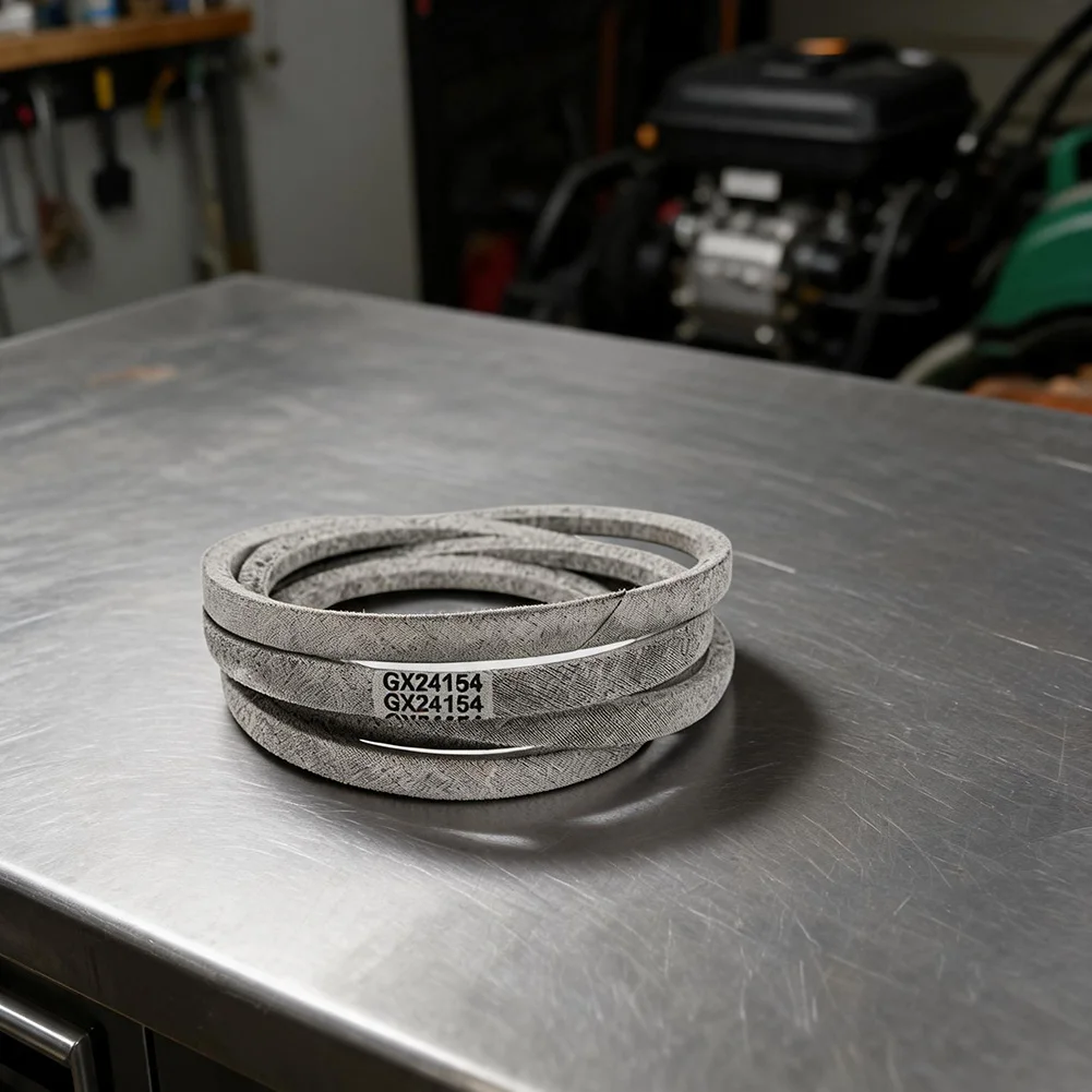 Drive Belt GX24154 for Lawn For Tractors LT155 LT160 LT166 LT170 LT180 98.25 in Length 0.5 in Width Aramid Rope
