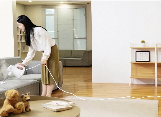 LOMY 220V 1000W Scene Cleaning Washing Air Conditioning Ironing ClothesWarm Steam Cleaning Machine