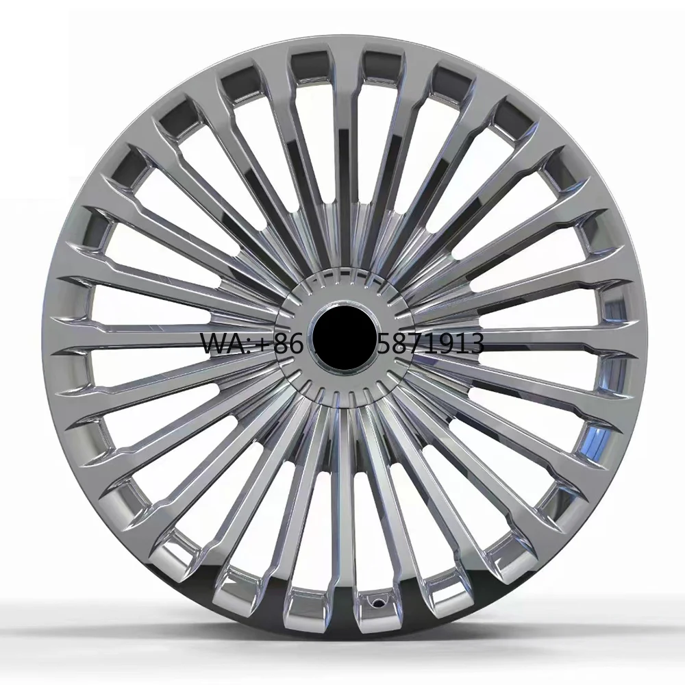 

New Custom Forged High Performance Car Wheels Rims 40mm/30mm Custom Sizes Aluminum Alloy Monoblock Chrome Finish Universal