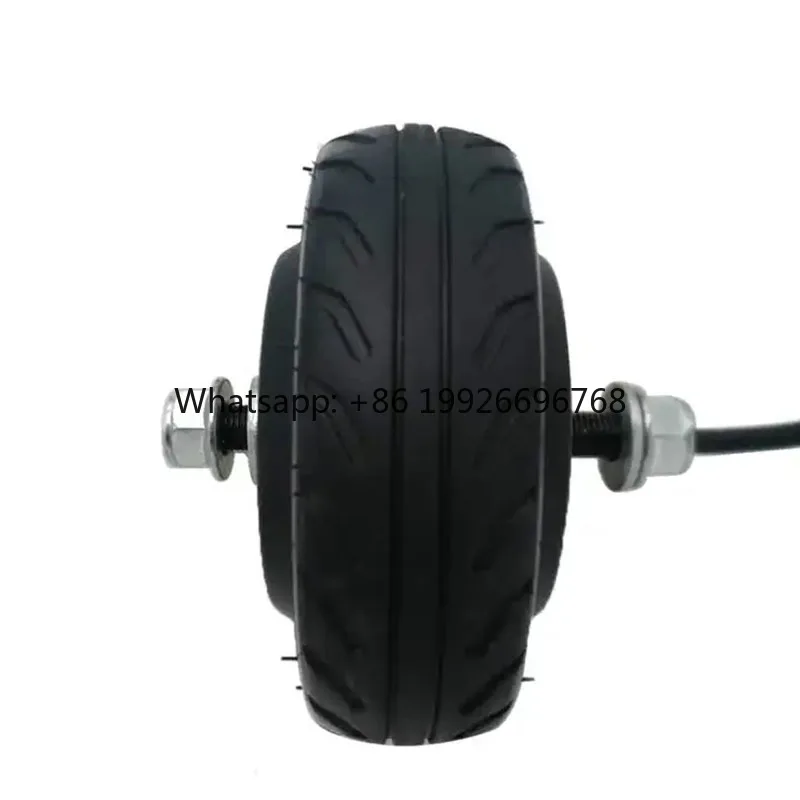 Electric Kick Scooter Motor Wheel 5 Inch DC Brushless Gearless Wheel in Motor 24V 36V 250W 1600rpm High Speed E-scooter Motor