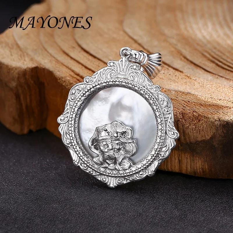 

925 Sterling Silver Pendant Exquisite Zakiram Circular Brand Pendant Suitable For Both Men and Women To Pair With Thai silver