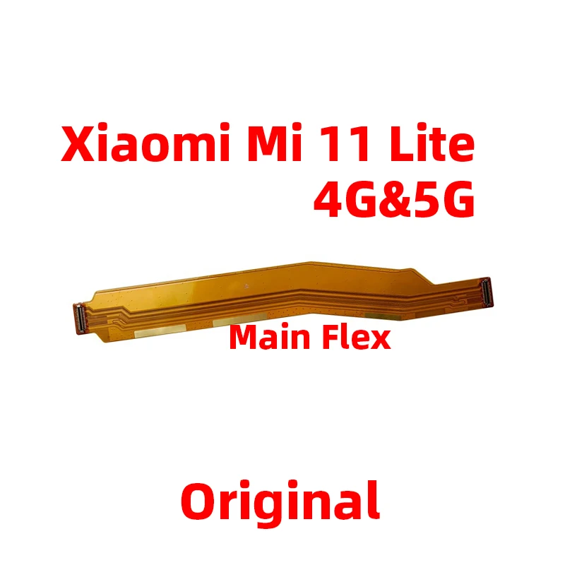 สายแพสำหรับเมนบอร์ด LCD ของแท้สายแพสำหรับ Xiaomi Mi Mi 11 Lite 4G 5G เมนบอร์ดจอแอลซีดีริบบิ้น