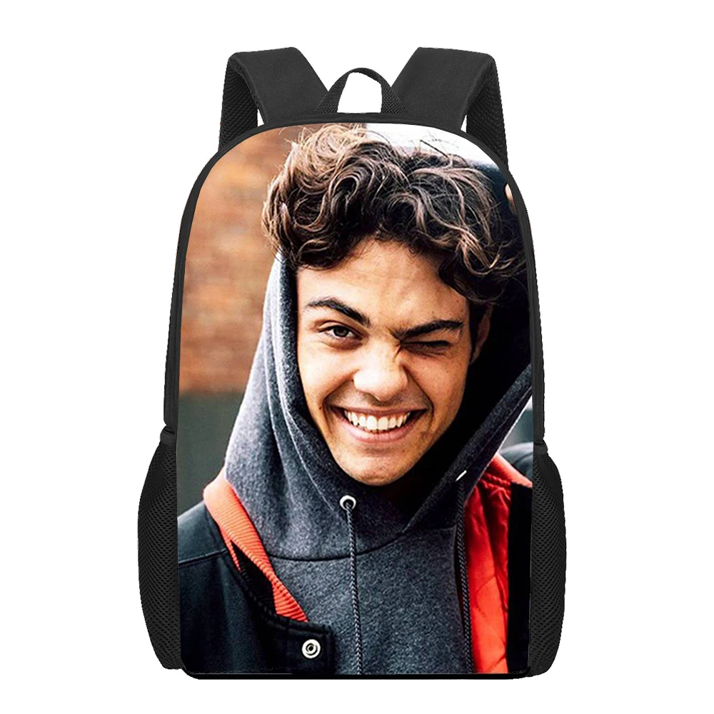 Noah Centineo Kids Backpack For Girls Pattern School Bags For Children Book Bag Casual Bagpack Shoulder Large Capacity Backpack