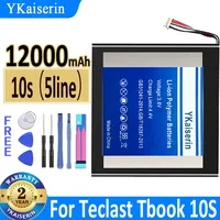 YKaiserin Battery 10s 5 line 12000mAh For Teclast Tbook 10S Tbook10S Bateria + Free Tools