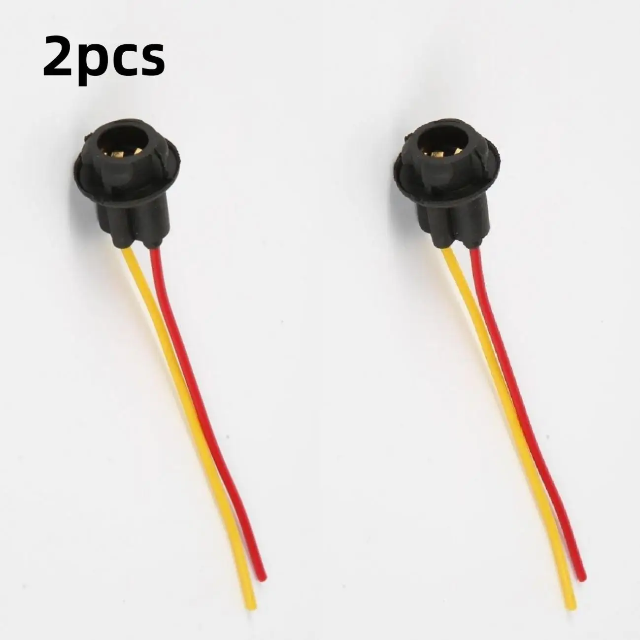 2pcs T10 - 1 Light Harness Connector for Automobile Instrument Lamp / Turn Signal Lamp /  Stoplight