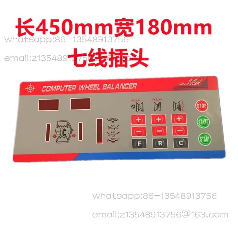 Dynamic balancing machine touch film button board, balancer operation control panel replacement