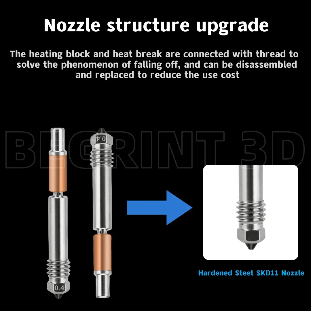 Zestaw Hotend Upgrade High Speed Print Head TZ V6 3.0 do Ender 3/3 PRO/VORON 2.4 Hi-End Extruder J-head do Prusa Ender 3 V2/CR10 — zdjęcie produktu 5