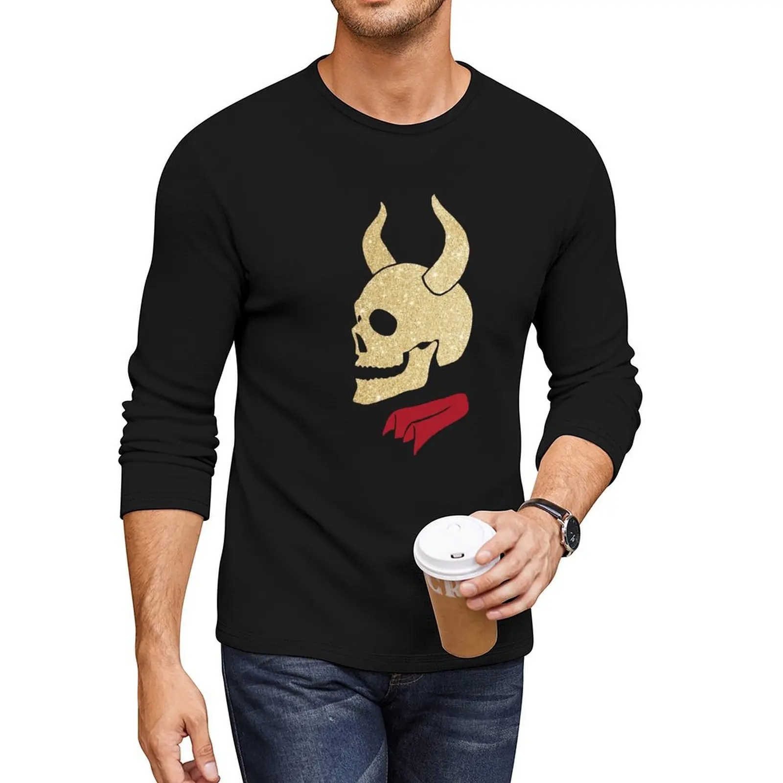 

Buffy the Vampire Inspired Devil Skull Long T-Shirt new edition t shirt mens champion t shirts