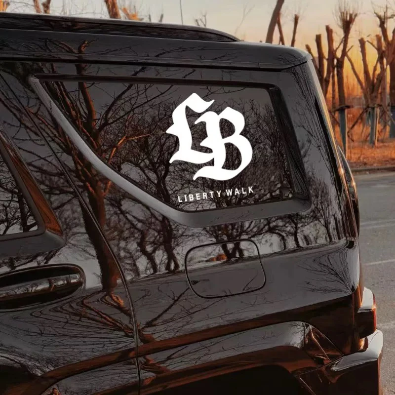 Liberty Walk Car Decal LBWK Window Body Sticker PVC Material for Car Door Window And Body Decoration Auto Accessories