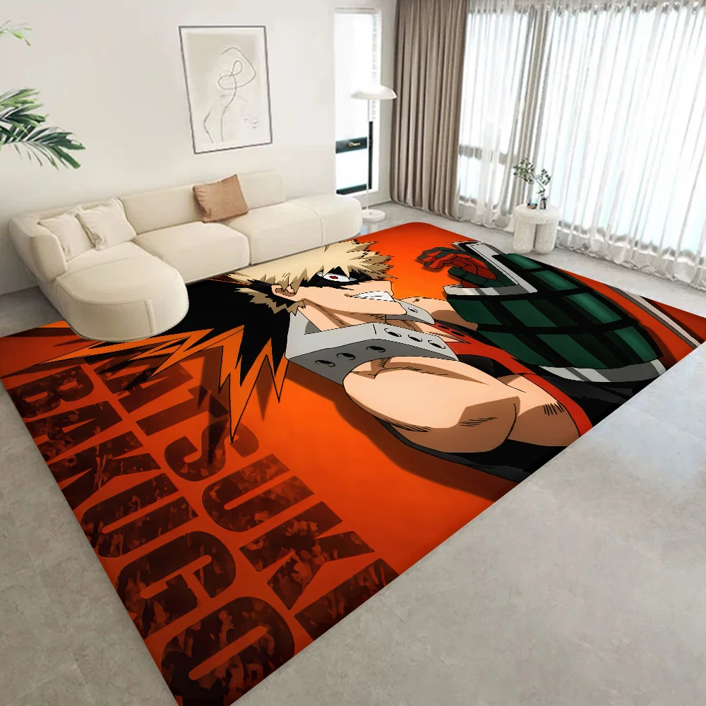 Anime My Hero Academia Bakugou Katsuki Entrance Door Mat Nordic Style Bedroom Doormat Home Balcony Anti-Slip Modern Home Decor