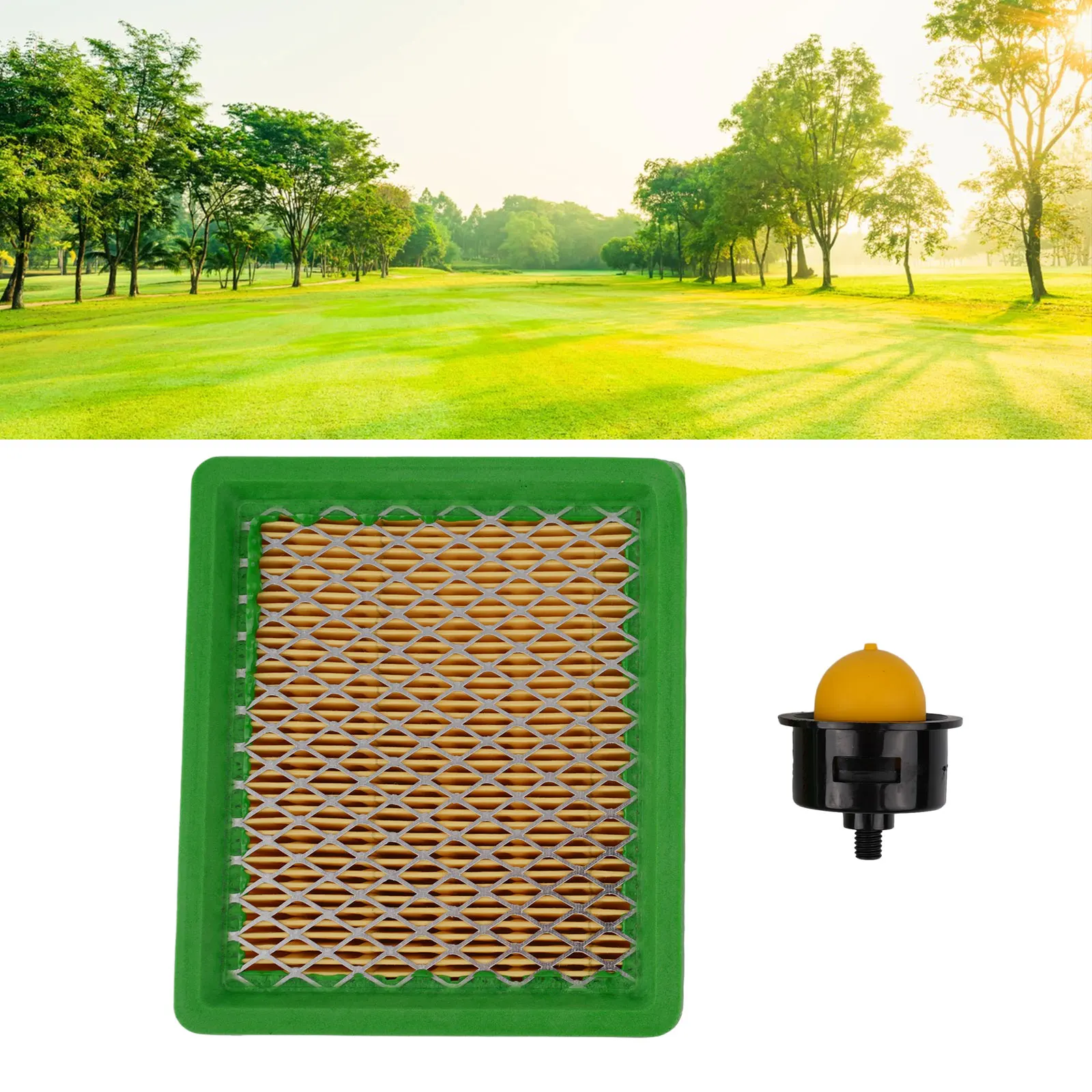 1pcs Air Filter With for primer 116mmX100mmX29mm Garden Power Tool Accessories For FX-RM1855 FX-RM1860 FX-RM2055 FX-RM2060