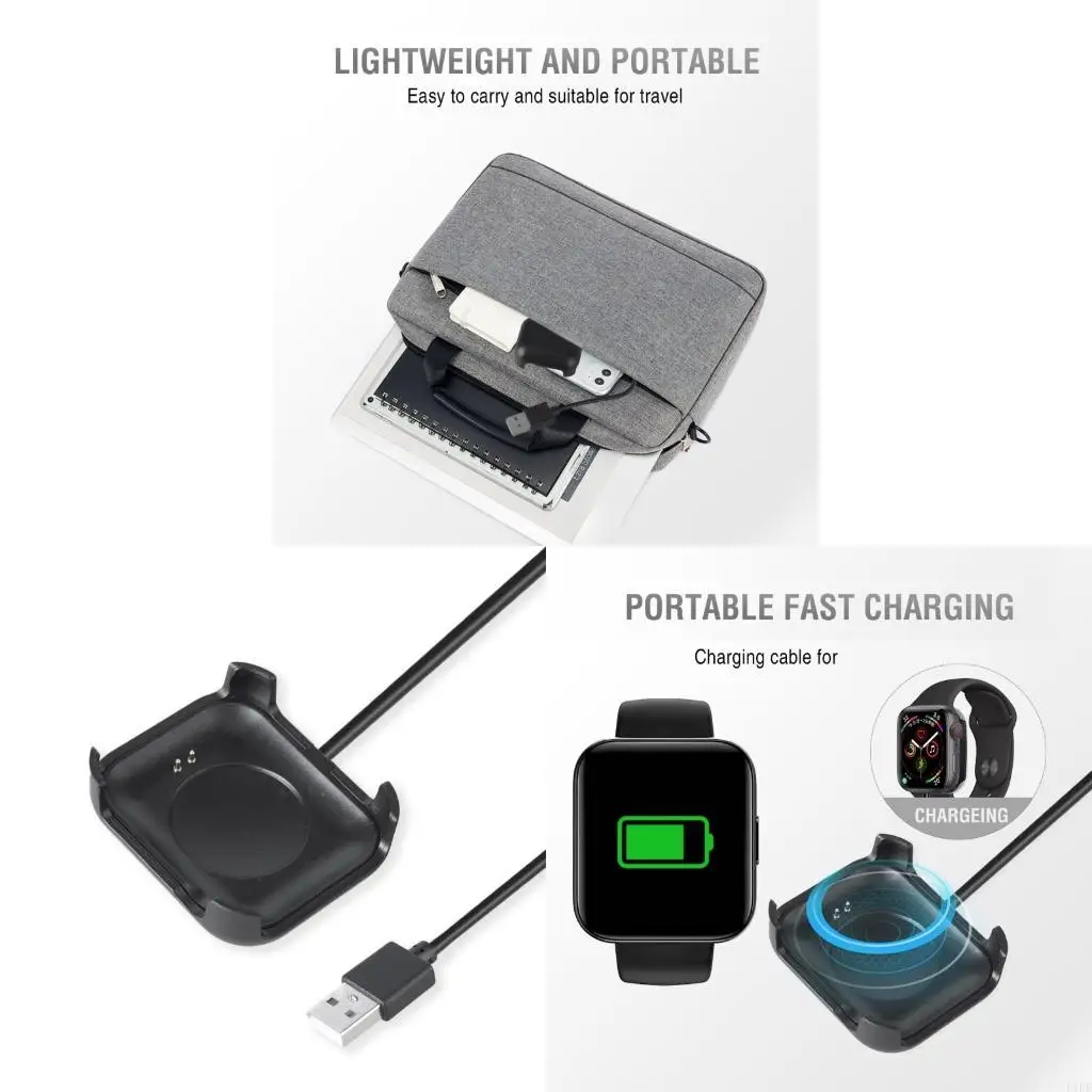 E1PF USB Fast Charging Cable Data Holder Power Adapter Dock Mount Bracket Cradle Suitable for Watch HW18