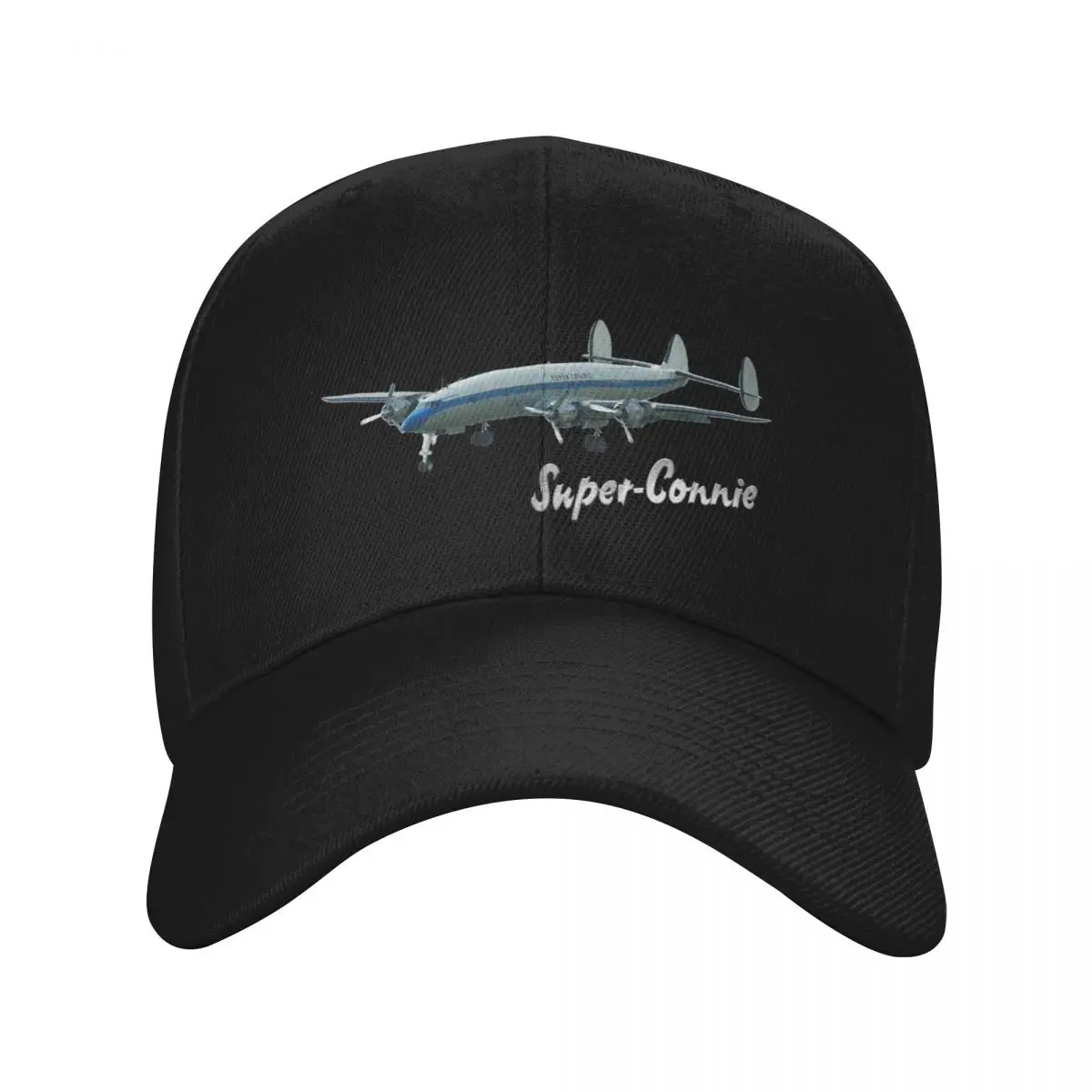 Historic airliner Super Constellation Super Connie Baseball Cap Luxury Hat Hat Man For The Sun Women's Beach Outlet Men's