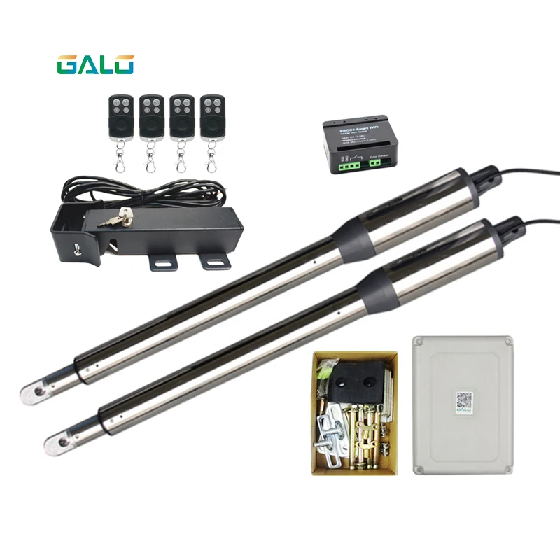 300kgs gate opener motor automatic swing gate motor multiple remote control with door accessories