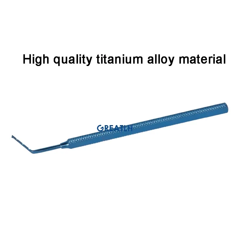 Titanium Alloy Helveston Scleral Marking Ruler Ophthalmic Eye Instrument 0-10mm Scale