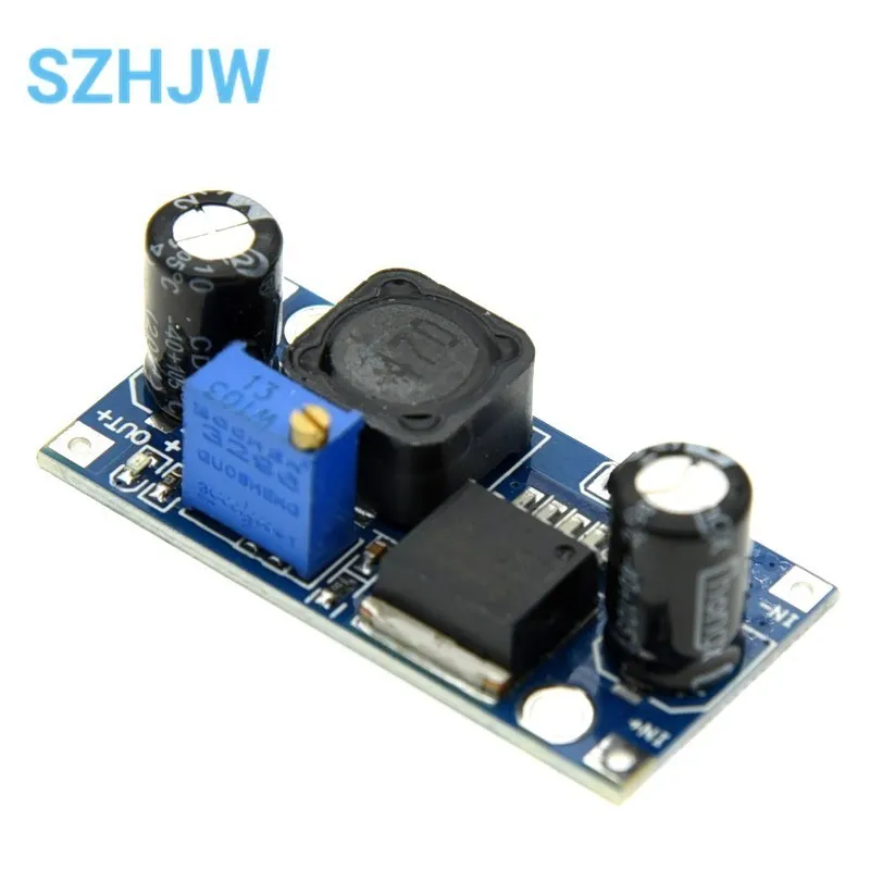 Module d'Alimentation Abaisseur de Tension, Régulateur de Voltage Réglable, Courant DC, 3 A, 3V, 5V, 12V, 24V, Modèle LM2596