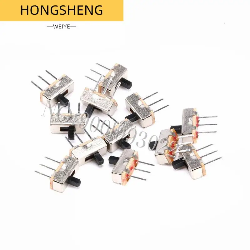 20pcs  SS12D00 Interruptor on-off mini Slide Switch 3pin 1P2T 2 Position High quality toggle switch Handle length:3MM/4MM/5MM