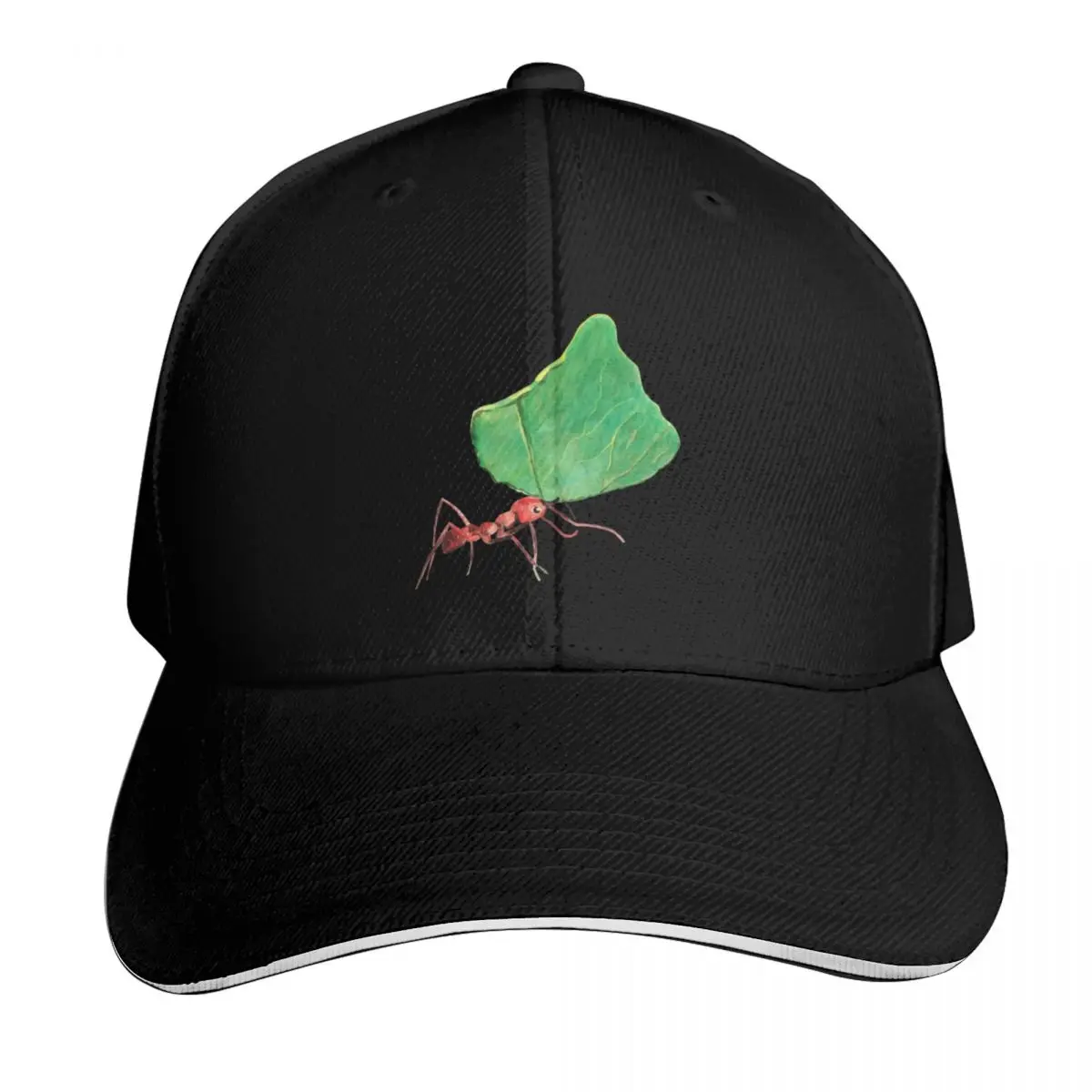 Little Ant Carrying a Big Leaf Baseball Cap Gift for Him Her Casual Daily Wear Quick Dry Performance