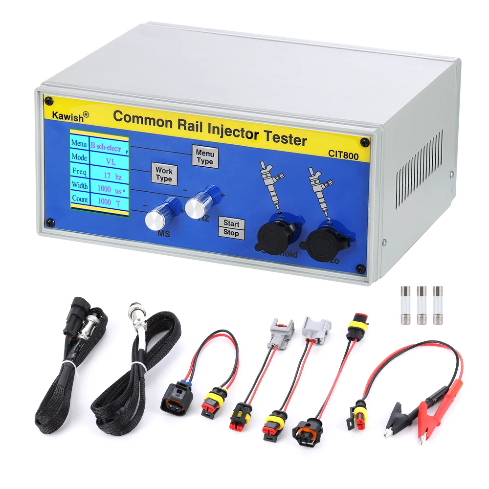 Darmowa dostawa! duży LCD CIT800 tester wtryskiwaczy common rail do silników wysokoprężnych tester wtryskiwaczy piezoelektrycznych sterownik wtryskiwacza elektromagnetycznego