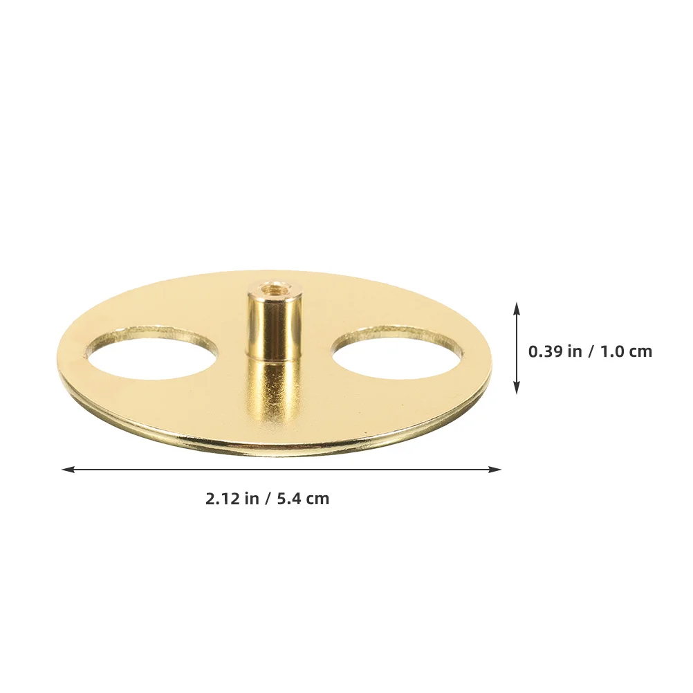 3pcs Round Metal Winder Circular Disk Replacement For Diy Music Box Accessories Precision Turntable Base Compatible With Jewelry