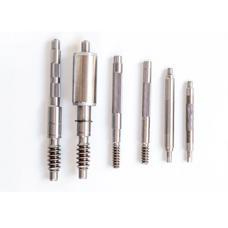 High-precision CNC machining of custom stainless steel shaft metal parts