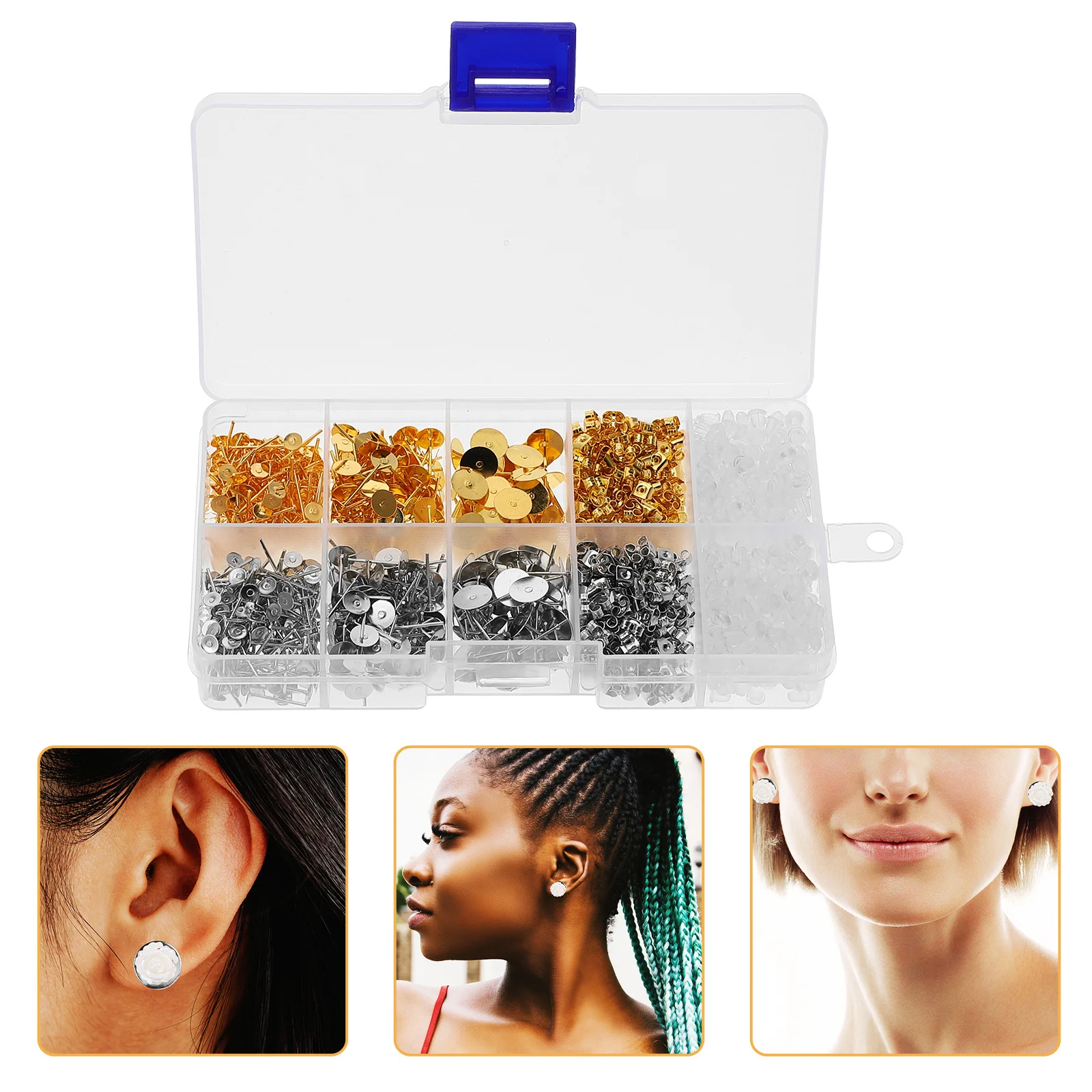 

Blank Earring Posts Flat Pad Diy Earring Making Base Metal Studs For Jewelry Crafting Supplies Ear Bezels Settings