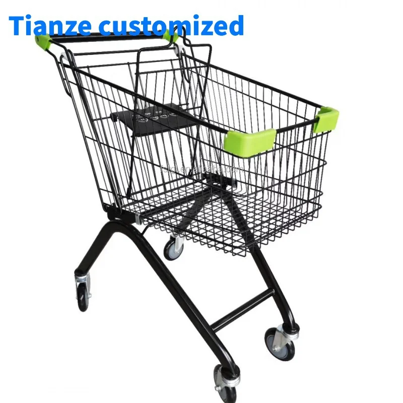 

[Customized]Hand Carts European Style Trolleys Supermarket Hand Carts