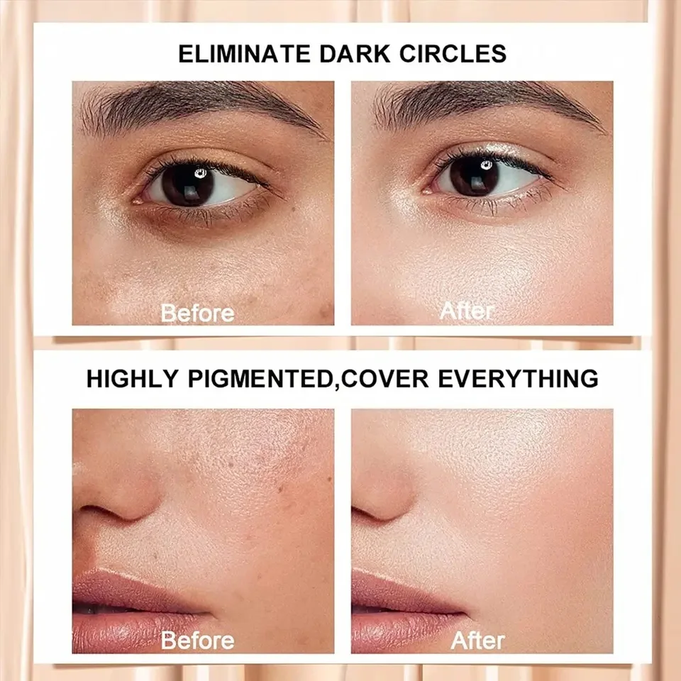 Concealer Free Logo Printing Cream Texture Concealer Wasserdichtes, langanhaltendes Make-up