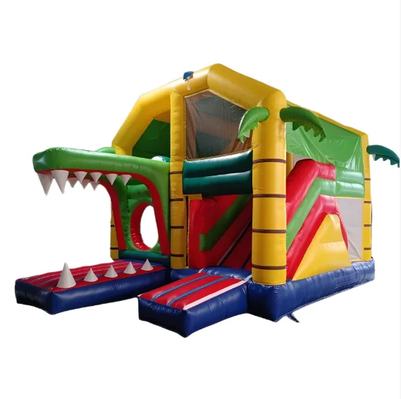

Inflatable crocodile combination indoor and outdoor small inflatable castle inflatable castle toy