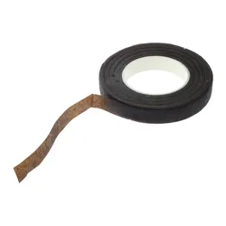 30Yard 12mm kendinden yapışkanlı kağıt bant çiçek çelenk çelenk DIY zanaat yapay ipek çiçek için kök (kahverengi)