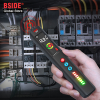 BSIDE Upgraded Voltage Tester, professional multimeter Color LCD 3-Result Display Voltage Detector with Infrared Thermometer