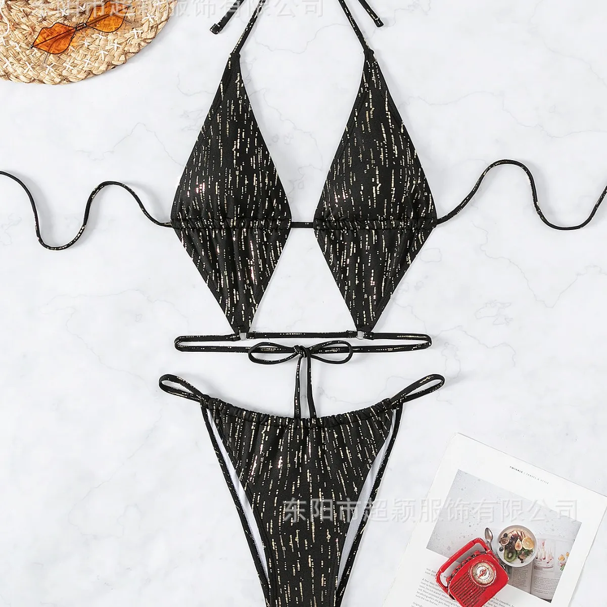 

Hot Sale Split Bikini Strap Swimsuit Sexy Swimsuit Beach Bikini 2025 New