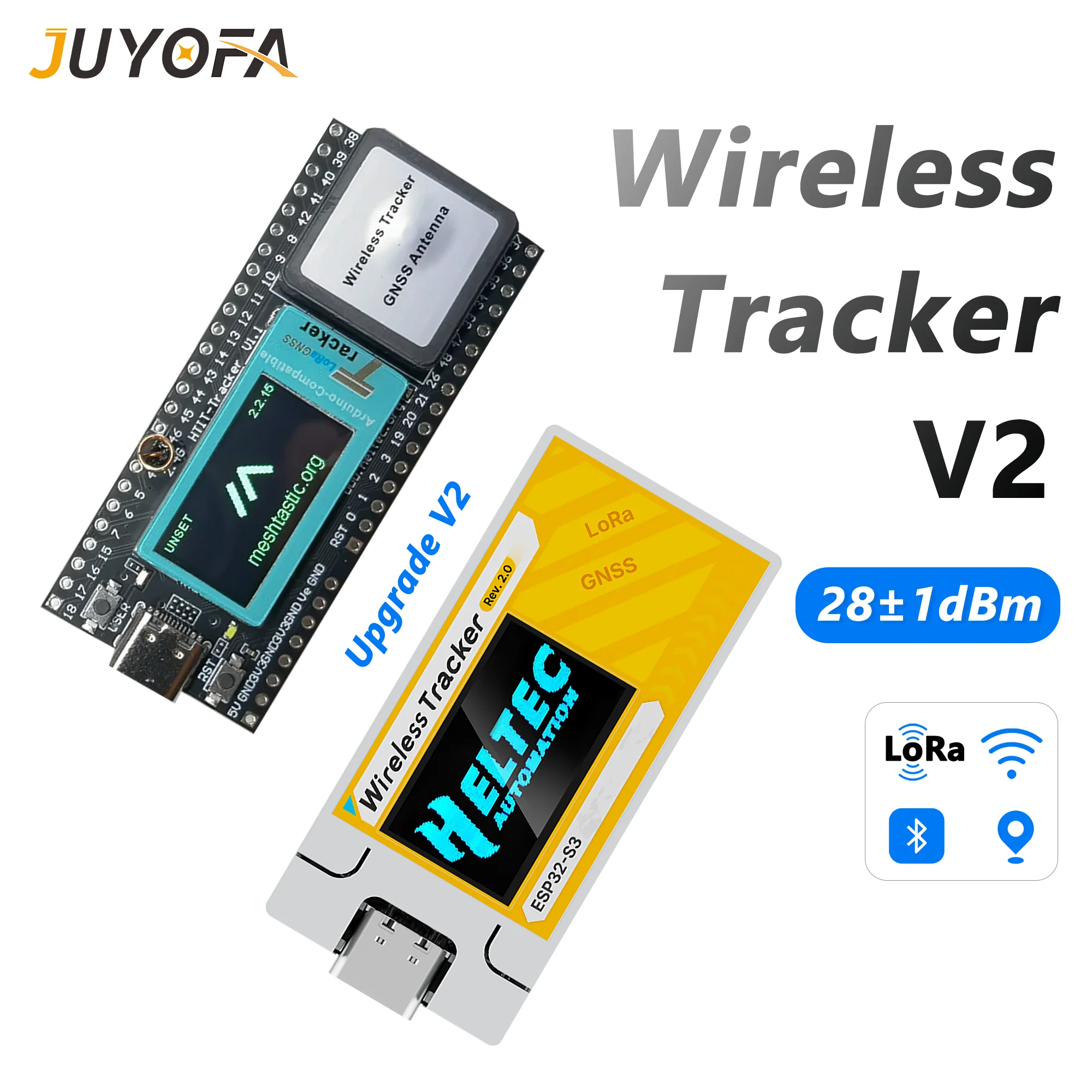 

Heltec Wireless Tracker V1/V2 ESP32 SX1262 UC6580 Meshtastic WiFi BLE Devboard for Vehicle Bike Kids Pet Car Fitness GPS Tracker