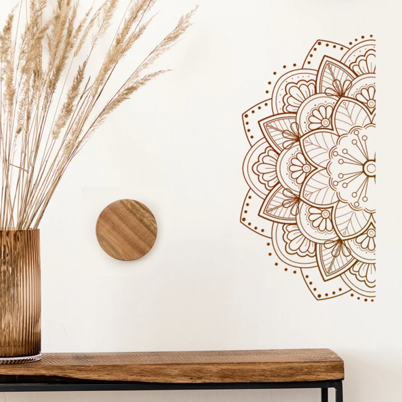 Lotus Flower Wall Sticker Cartoon Children's Bedroom Background Decoration Kindergarten Classroom Stickers Waterproof Removable