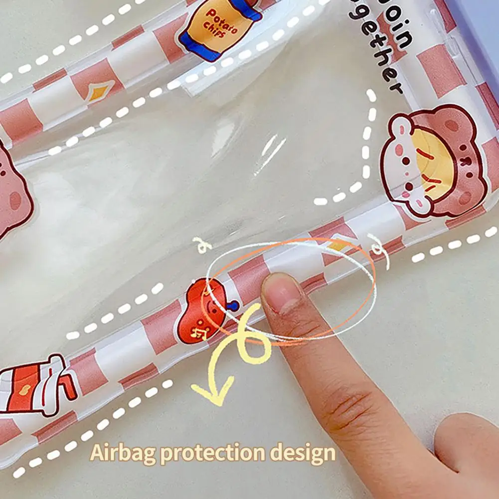 Portable Waterproof Phone Pouch Eco-friendly Highly Clear Creative Cartoon Swim Pool Phone Underwater Case