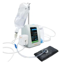 Sistema de terapia de heridas a presión negativa con dispositivo NPWT de instilo de riego con recipiente desechable y kit de vendaje NPWT