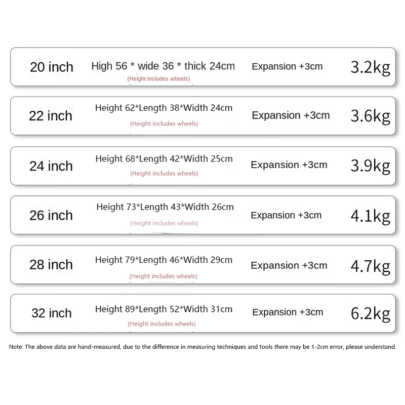 Expandable Oxford Cloth Trolley Case Large Capacity 28 Inch  Suitcase Trip Cabin 20 Inch Luggage Cryptographic Box