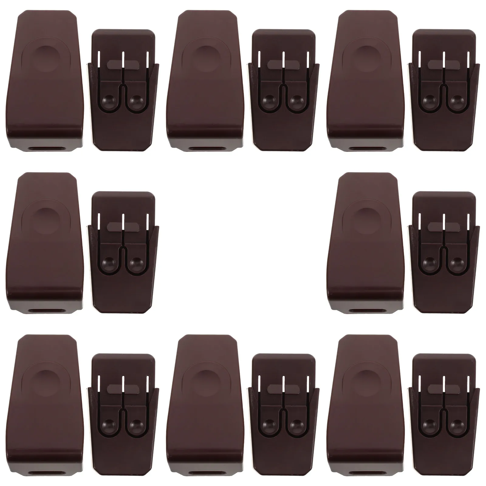 8Pcs Baby Cabinet Locks, Adhesive Drawer Safety Latches for Kitchen & Nursery, No-Drill Easy Install Childproofing