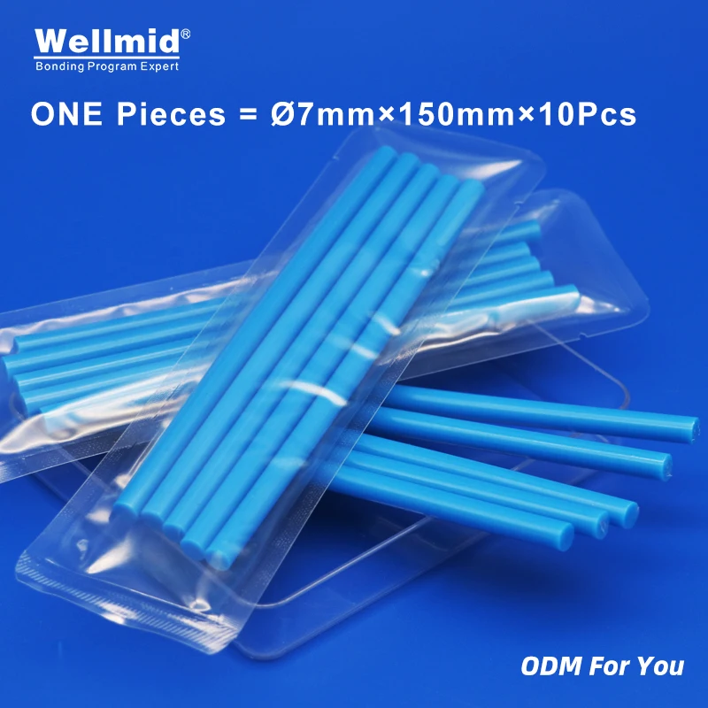 7mm11mm×150mm Blue Eure Hot Melt Glue Sticks For Heat Pistol Gun Adhesive Araldite DIY Tools Repair Alloy Accessories Decoration