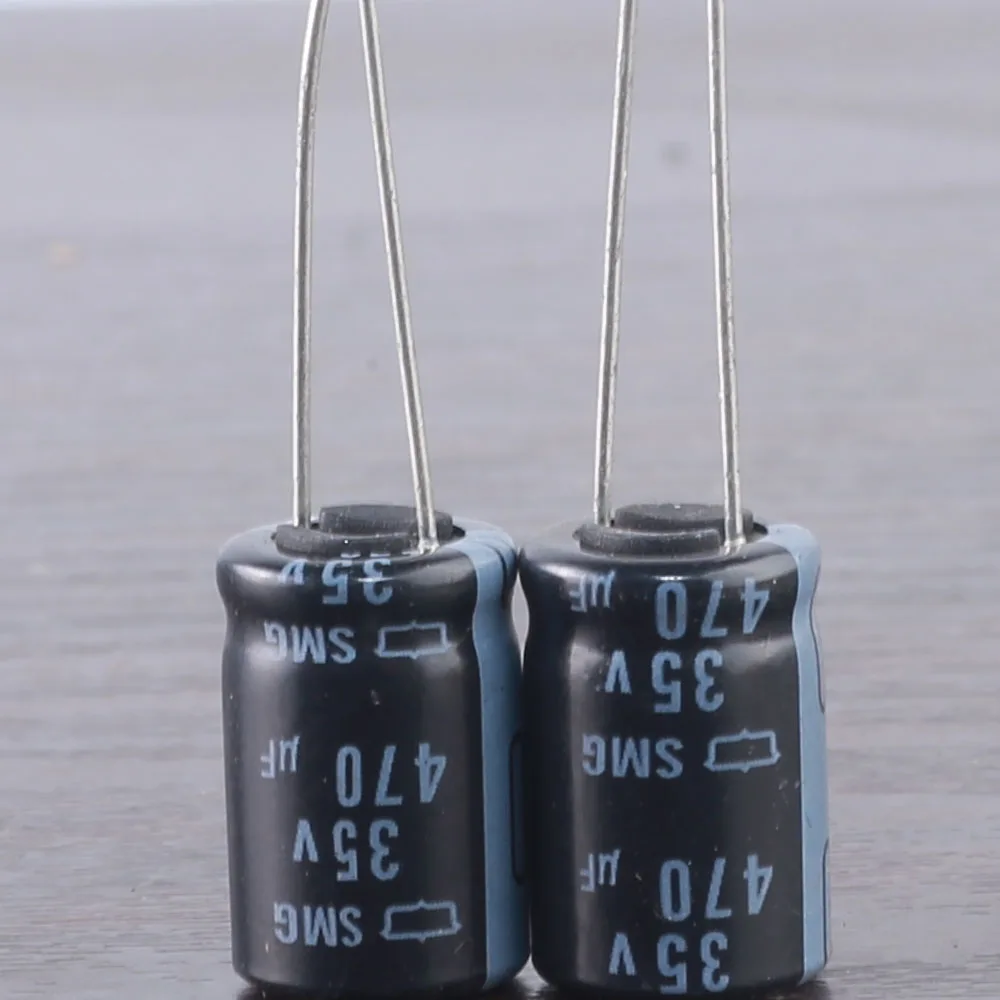 

10pcs NCC Nippon Chemi-Con SMG 470mfd 35v 470uf electrolytic Capacitor caps