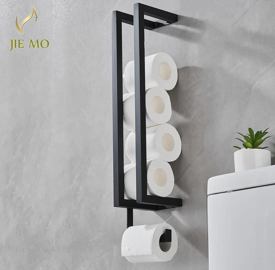 

304 stainless steel roll paper towel storage rack, bathroom and toilet paper storage rack, hotel bath towel storage rack